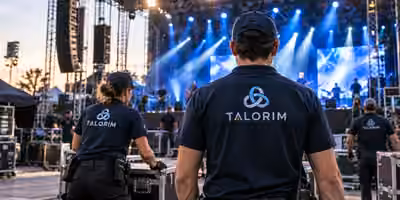 Équipe opérationnelle TALORIM en préparation d'un événement